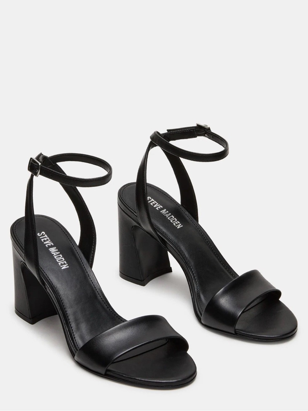 NIB Steve Madden Larah in black leather - women’s 10